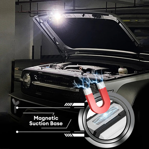 Linterna Llavero LED Recargable 600LM Impermeable COB USB-C