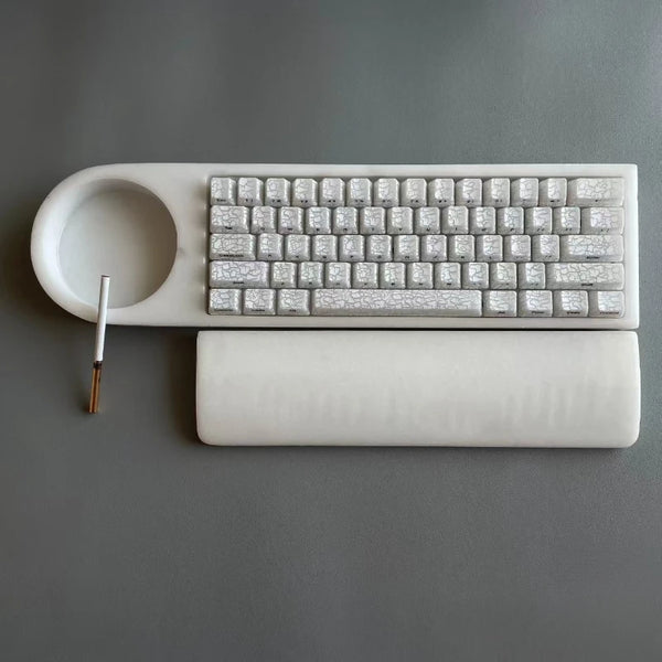 Marmoris - Teclado de Mármol con Cenicero / Bowl