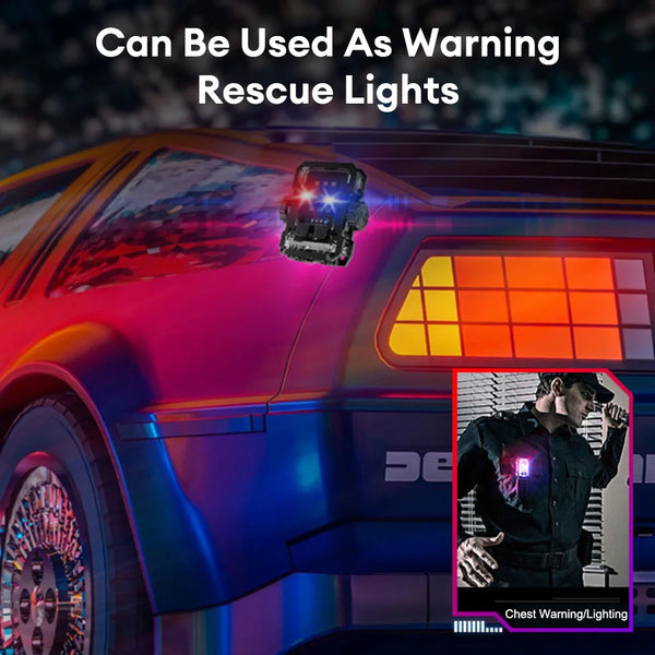 Linterna Llavero LED Recargable 600LM Impermeable COB USB-C