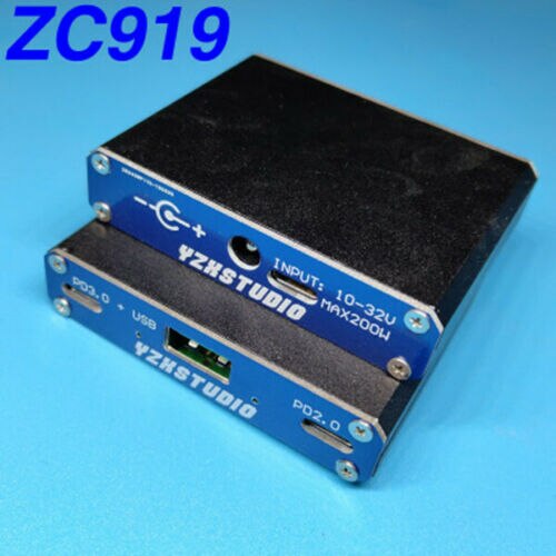 Cargador de carga rápida multiprotocolo ZC919 de 10-32V y 200W, compatible con QC4+ y PD3.0.