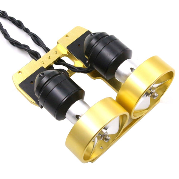 Motor Sumergible KYO-4T 24V con Hélice Metálica: 9kg de Empuje Dual, Resistente al Agua, 30A ESC para ROV/AUV/Embarcaciones No Tripuladas/Submarinos