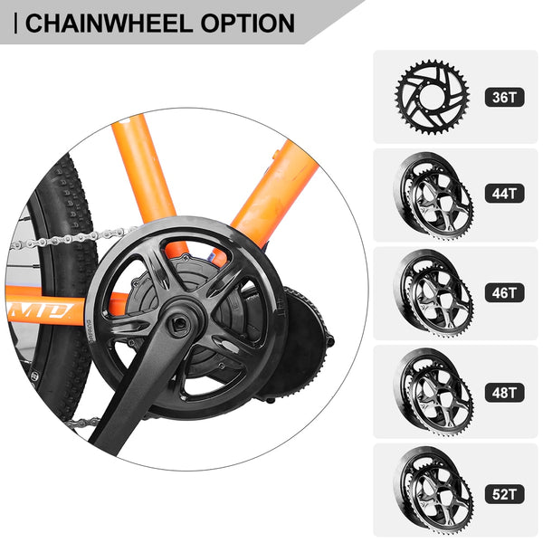 Kit de Conversión Bicicleta eje pedalier Eléctrico